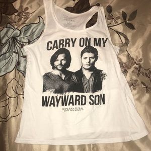 White Supernatural Tank